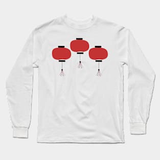 Japanese Lamps Long Sleeve T-Shirt